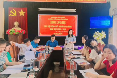 Trường Tiểu học Yên Cường tổ chức thành công Hội nghị CB, CC, VC, NLĐ năm học 2025-2026
